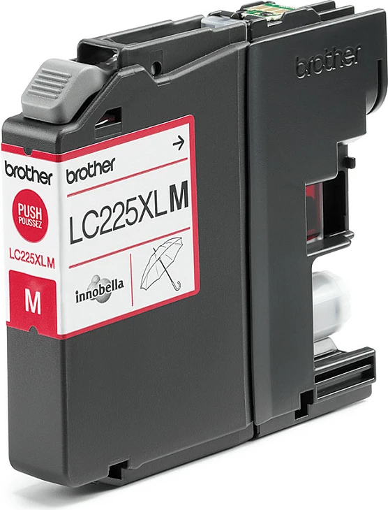 Kasetë ngjyrash Brother LC225XLM, Magenta, 1200 faqe