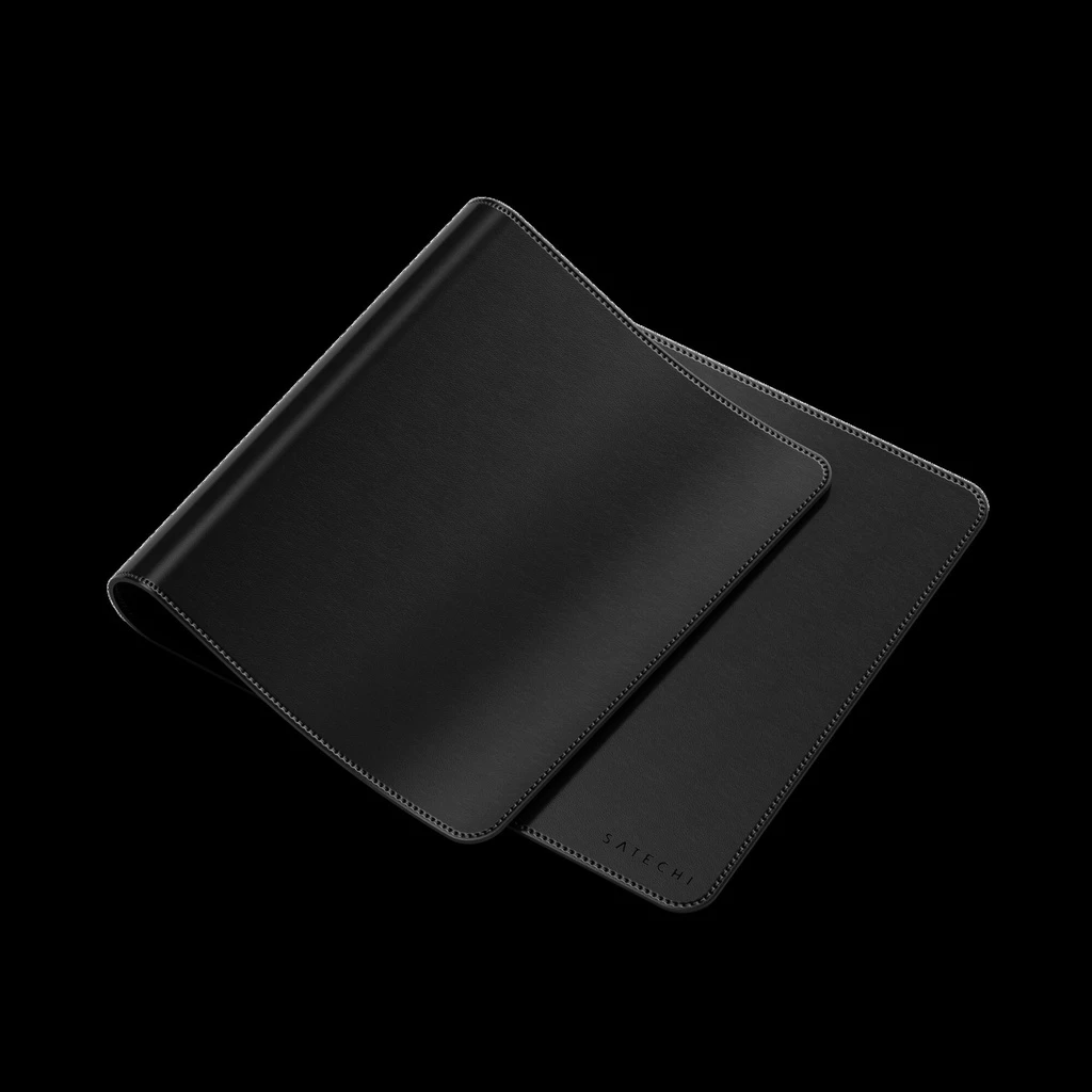 Satechi Vegan-Leather Premium Desk Mat - Black
