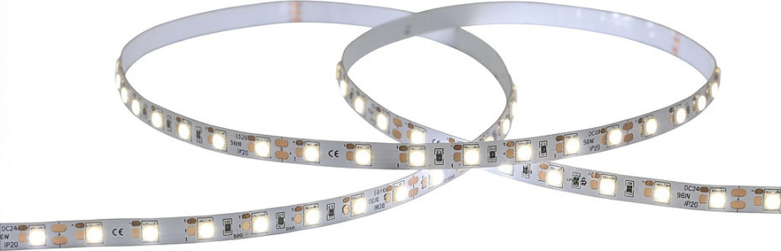 Shirit LED Synergy21 3528-160, SWW, DC 24V, 96W, IP20, e bardhë shumë e ngrohtë