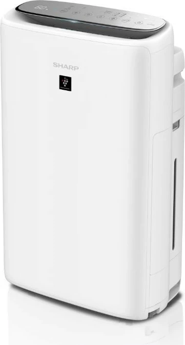 Pastrues ajri Sharp UA-KIN52E-W, me lagështim 2.7 L, për deri 38 m², HEPA & Plasmacluster Ion 25000, i bardhë