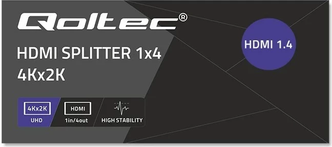 Splitter HDMI Qoltec 51798, 4 x HDMI, 4K x 2K, i zi
