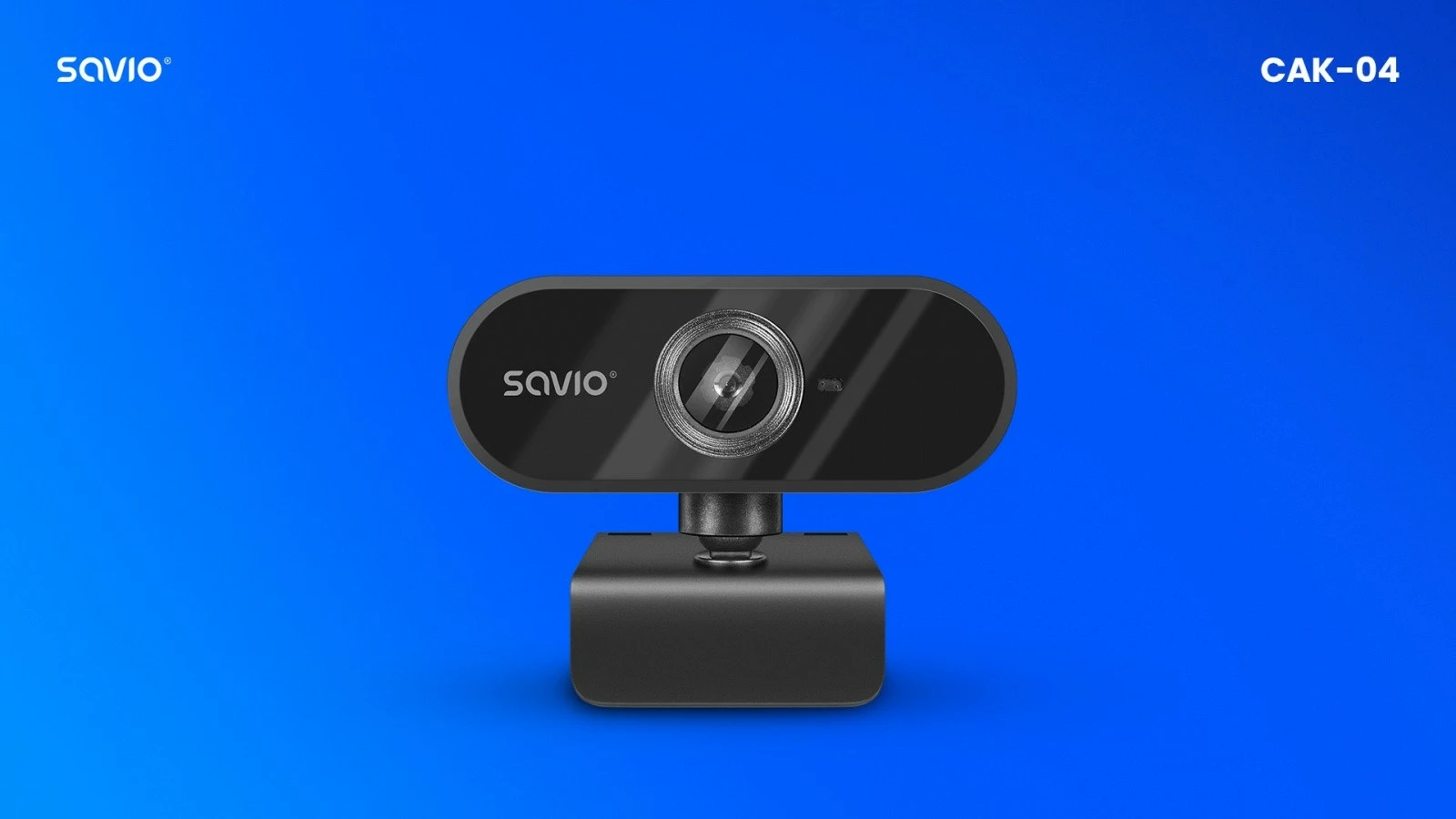 Kamerë interneti Savio CAK-04 HD 720p USB me mikrofon, e zezë