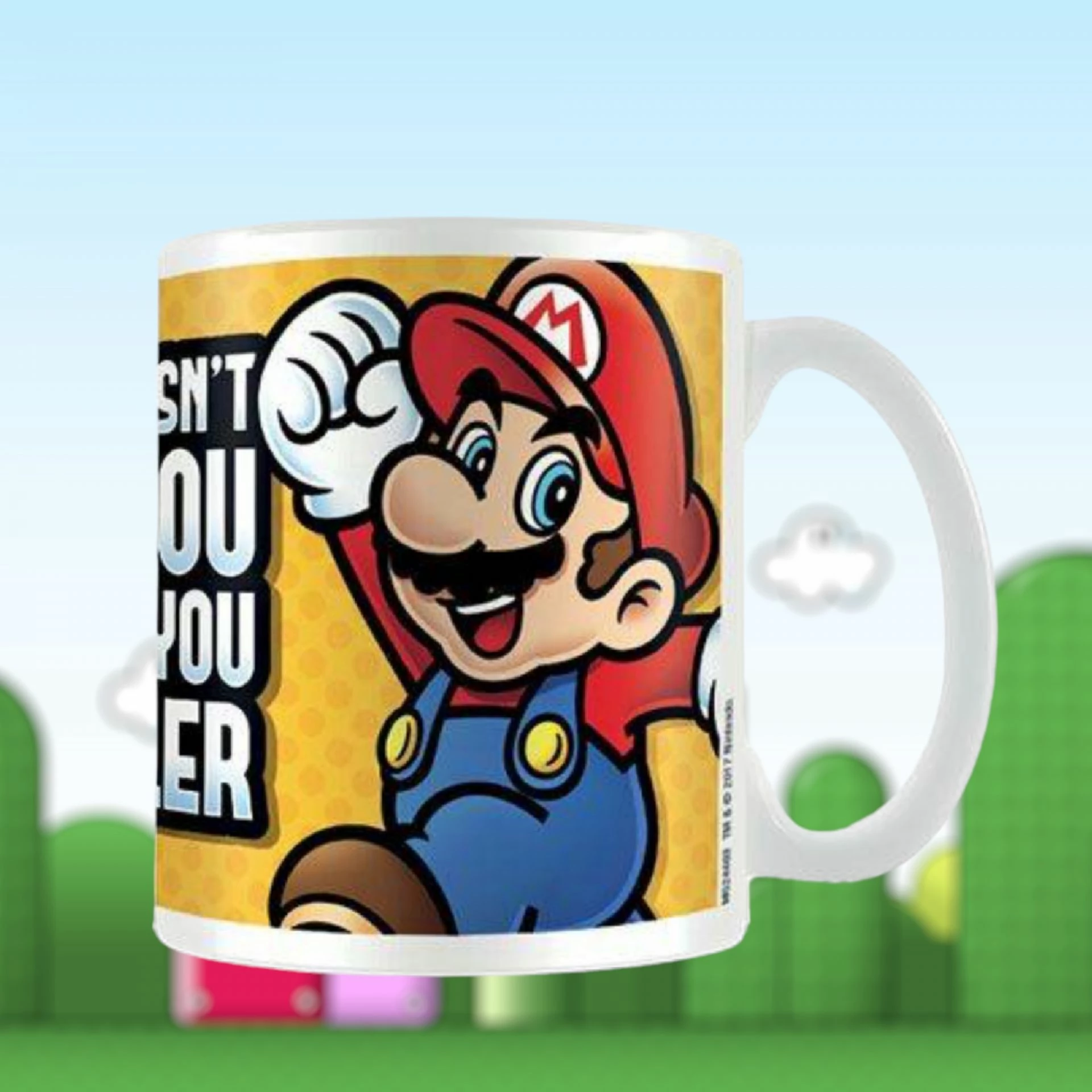 Skodelicë Pyramid Super Mario Makes You Smaller 315 ml, e bardhë