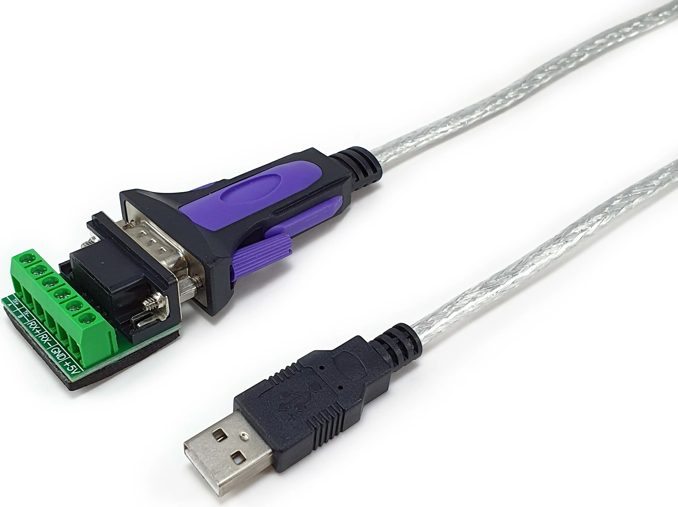 Kabëll adapter USB-A në serial RS-422/485 DB9 Equip 1.5m, hiri