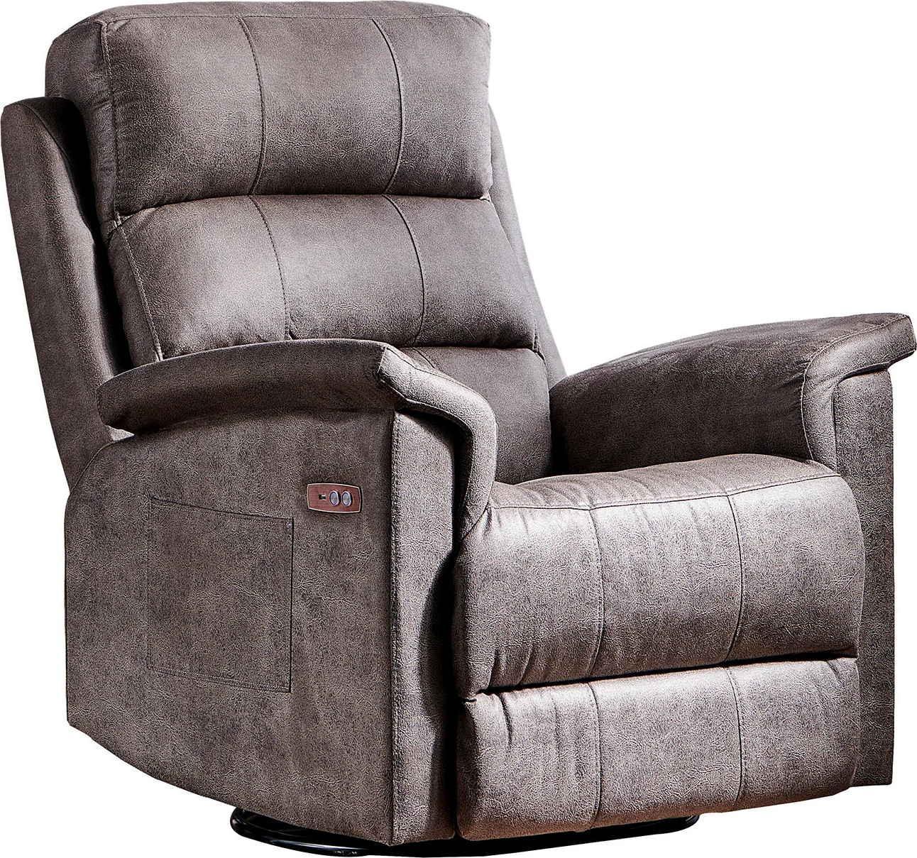 Karrige relaksuese elektrike, ngjyrë gri, Skye Decor, Tesla TV