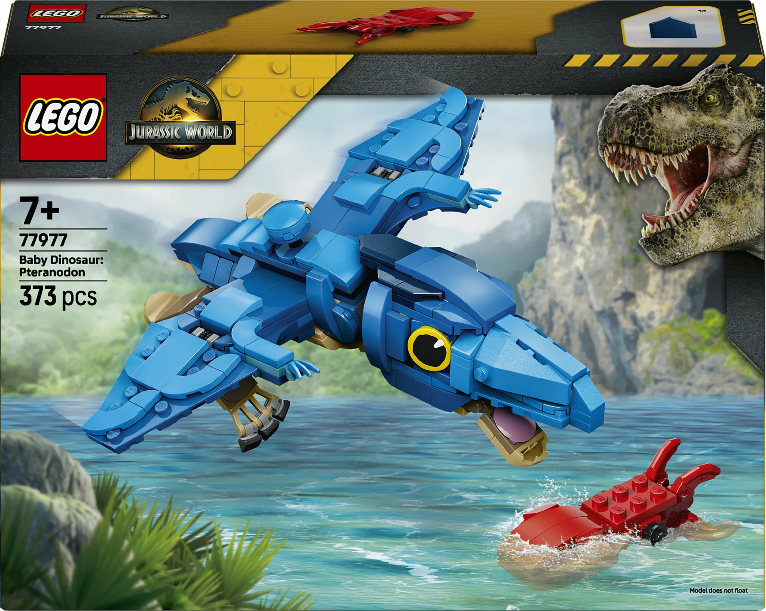 Set LEGO Jurassic World 77977 Baby Pteranodon, 373 copë, 7+, blu