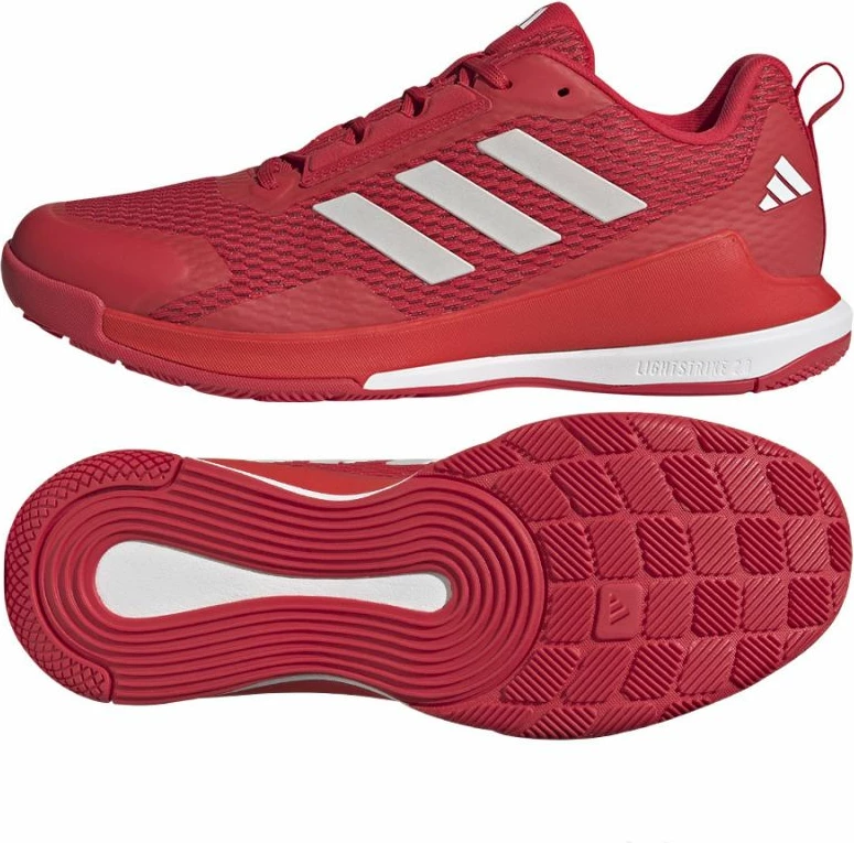 Atlete për meshkuj adidas, të kuqe [Madhësia: 44 2/3]