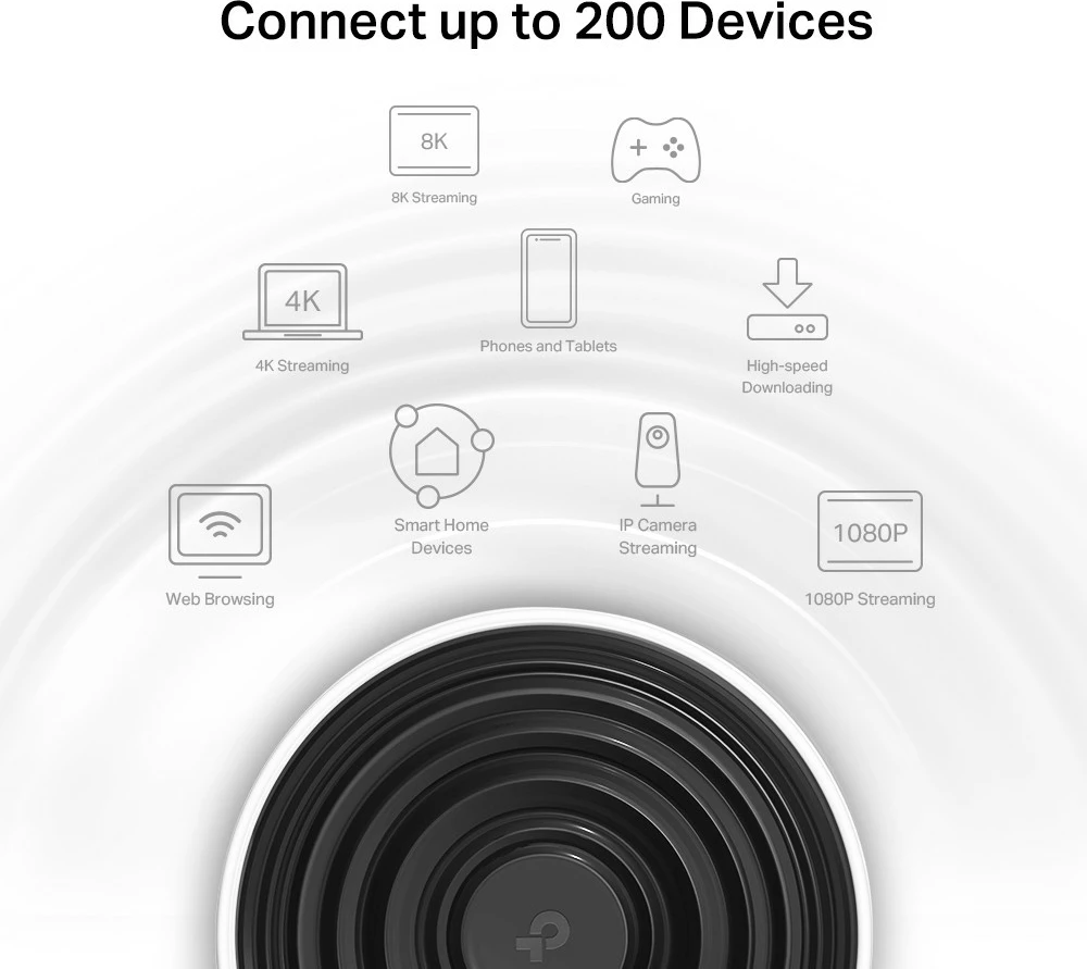 Router mesh TP-LINK Deco XE75, Wi-Fi 6E AXE5400, 1-pack, Bardhë