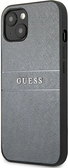 Mbështjellës Guess GUHCP13SPSASBGR për iPhone 13 mini 5.4", Saffiano, Gri