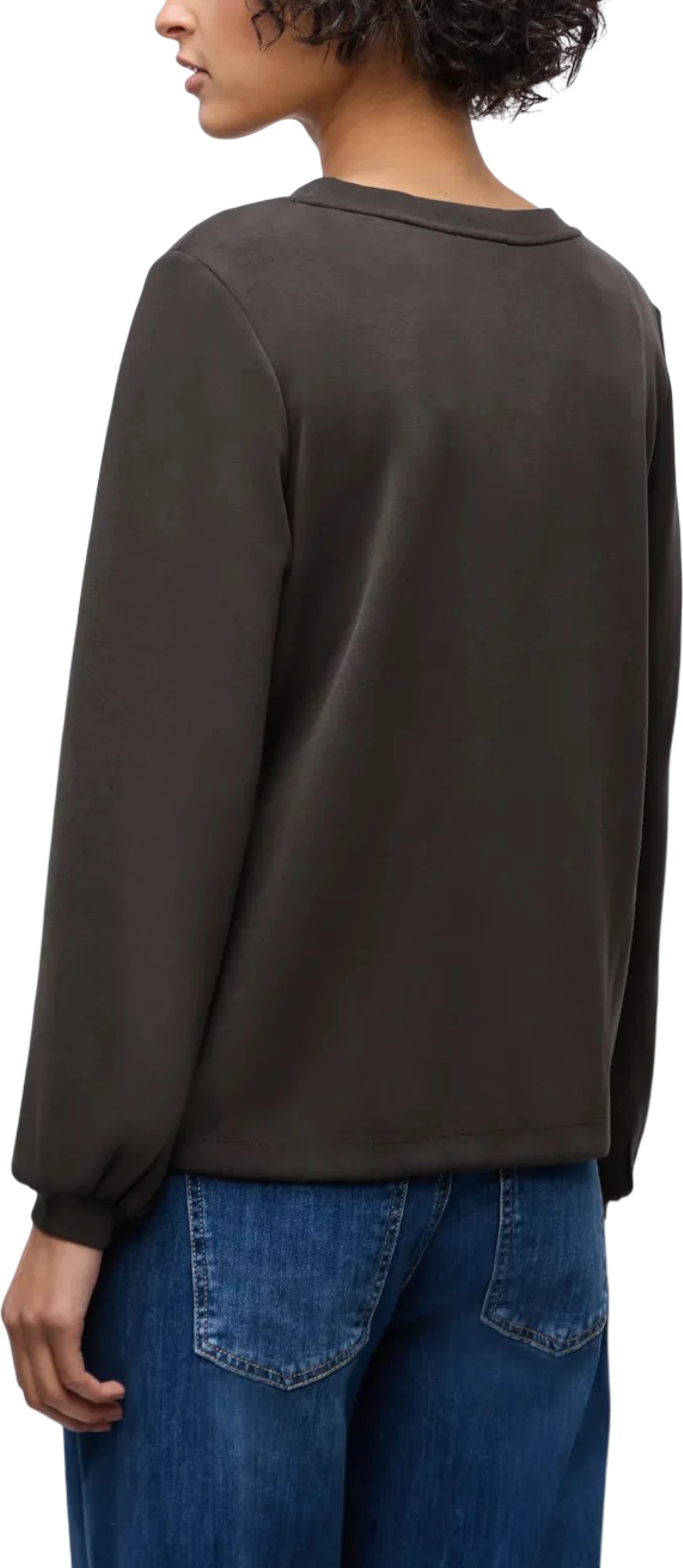 Bluzë për femra Street One EOS Silk Look 323840, kafe [Madhësia: 38]