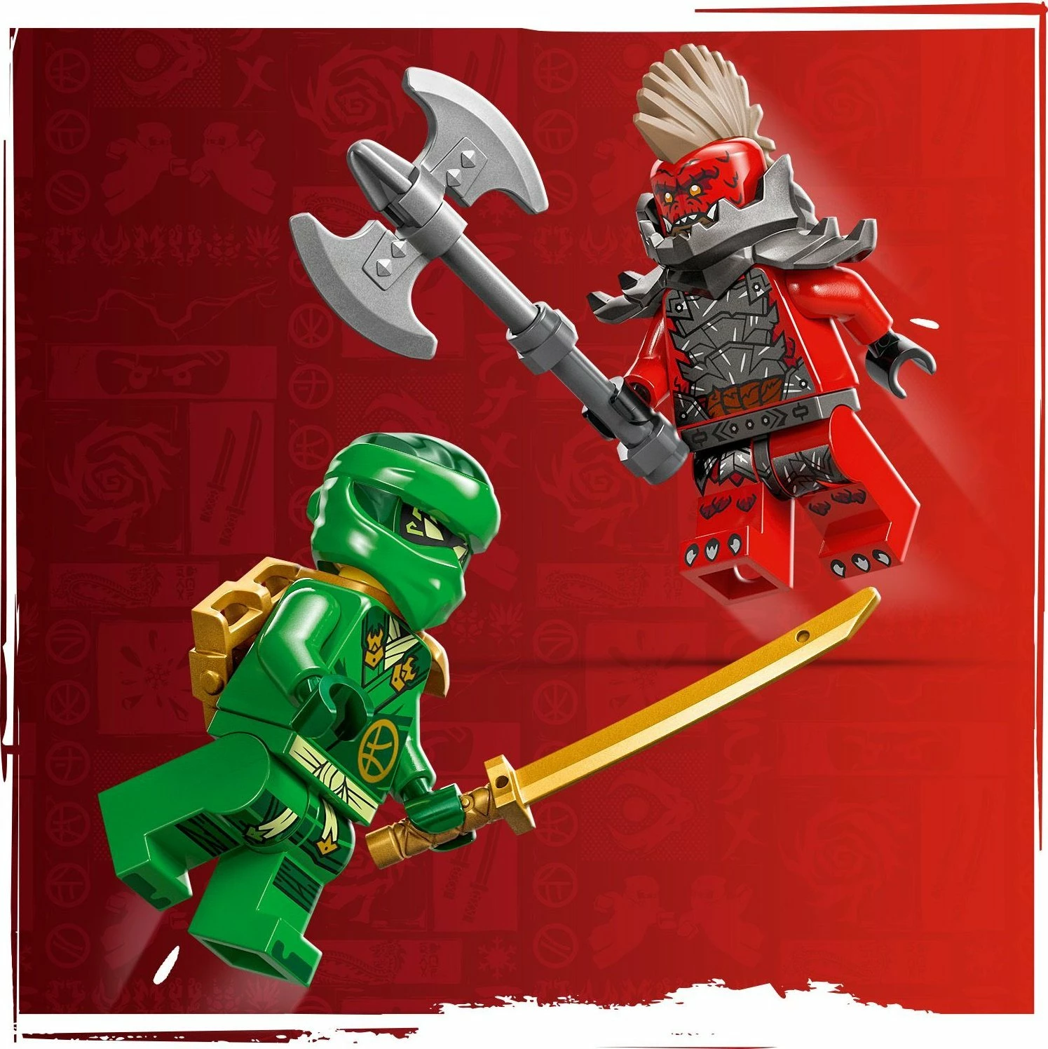 Set LEGO NINJAGO 71829 Lloyd's Green Forest Dragon, 128 pjesë, 6+, jeshile