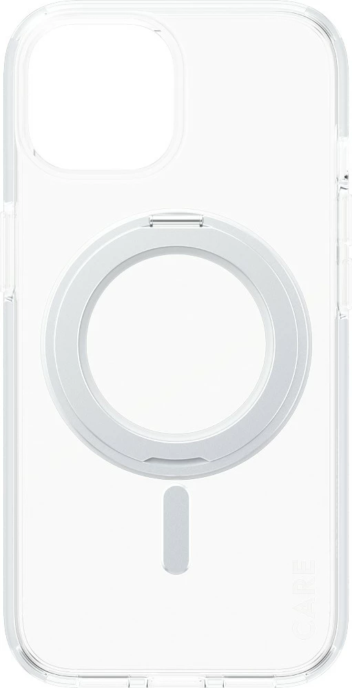 Mbështjellës PanzerGlass CARE Case me kickstand & MagSafe për iPhone 15, transparent