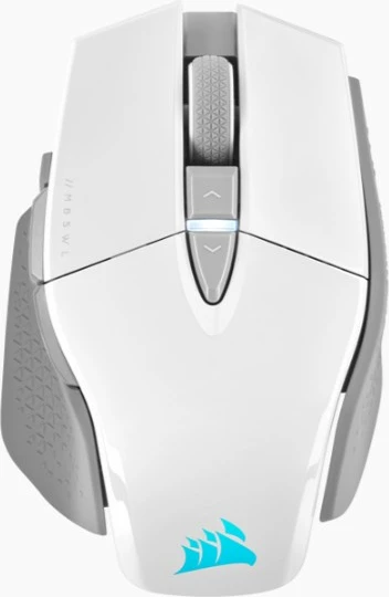 Maus gaming Corsair M65 RGB ULTRA WIRELESS, 26000 DPI, i bardhë