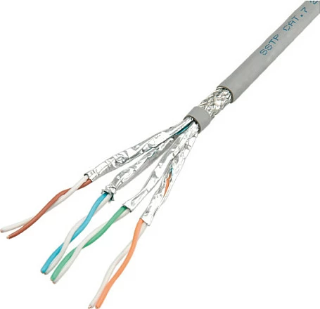 Kabllo rrjeti ROLINE Cat7 S/FTP PiMF, 300 m, AWG23, pa halogjen, gri