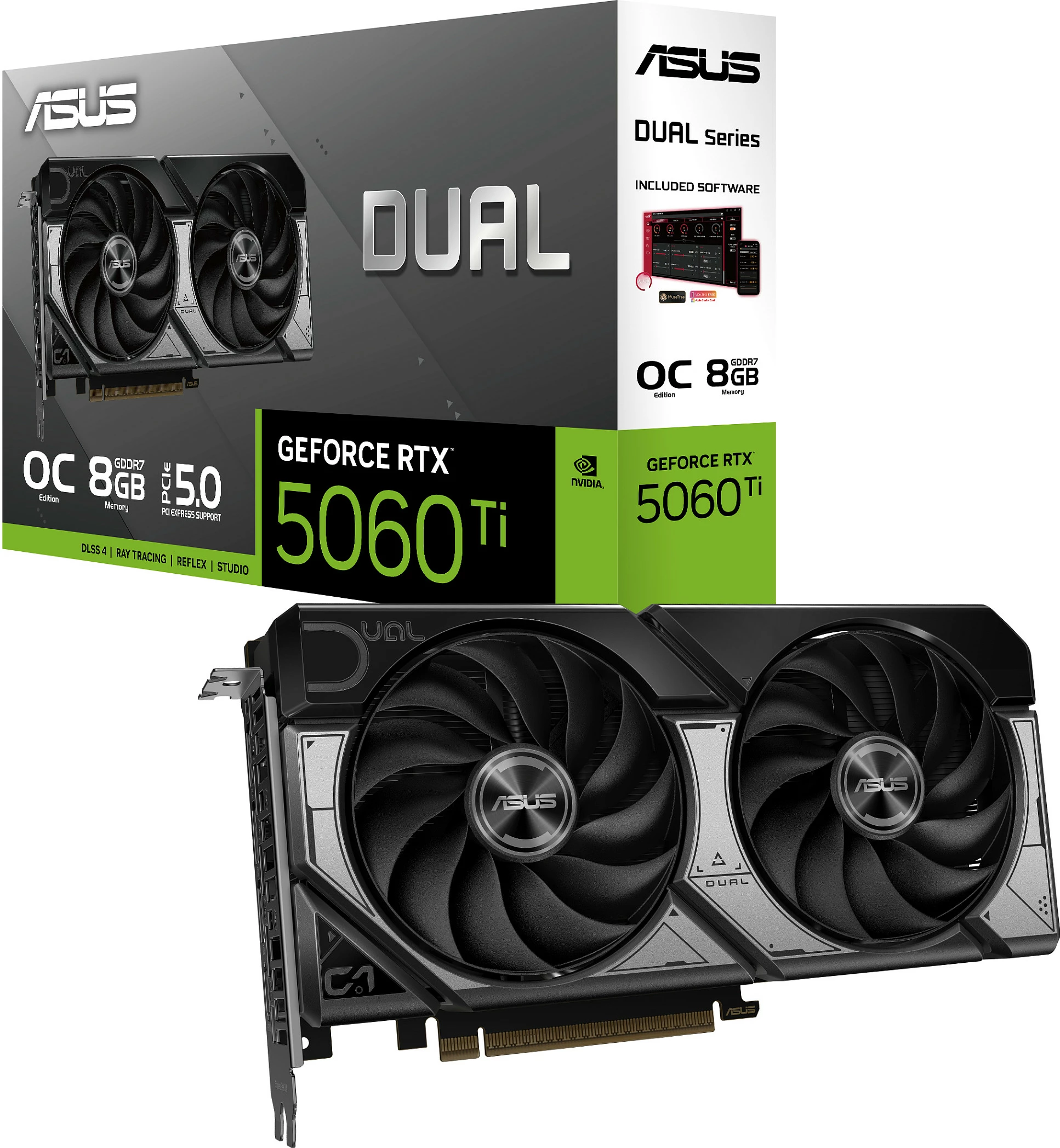 ASUS Dual GeForce RTX 5060 Ti 8GB - OC Edition - graphics card