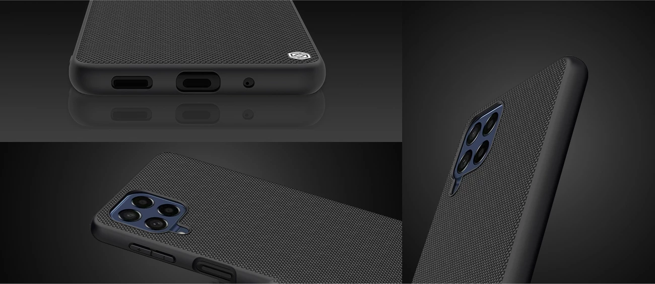 Mbështjellës Nillkin Textured Case për Samsung Galaxy M53 5G, i zi