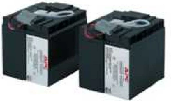 Bateri zëvendësuese UPS, APC, Replacement Battery Cartridge #55 (RBC55), plumb-acid, hot-swap, e montuar me konektorë, e zezë, set