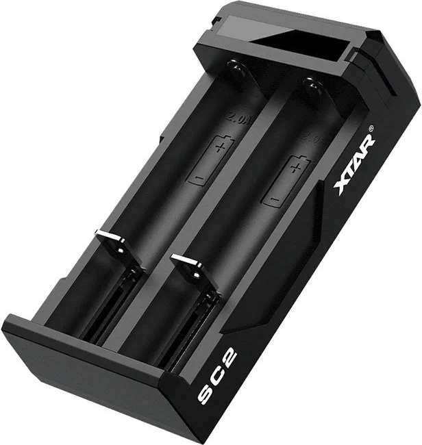 Karikues baterish XTAR SC2, për 2 bateri, Li-Ion, i zi