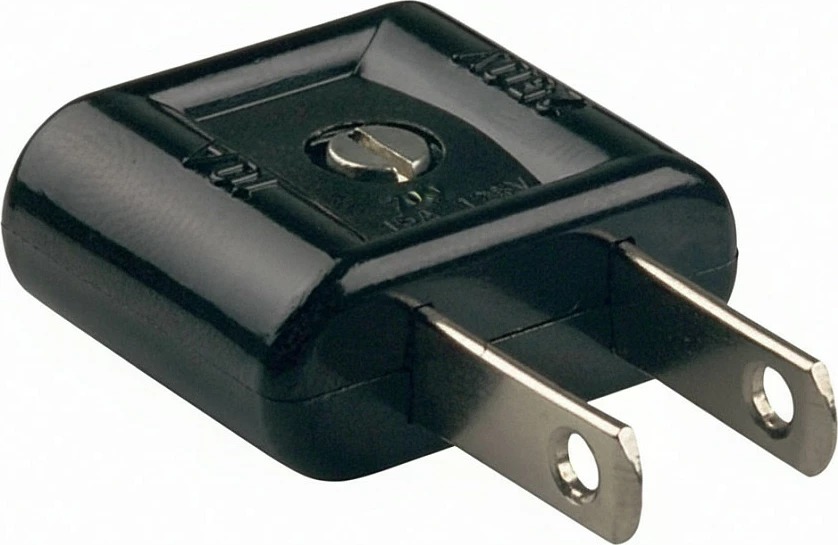 Steker USA Bachmann, 2-pol, jo i polarizum, Duroplast, i zi