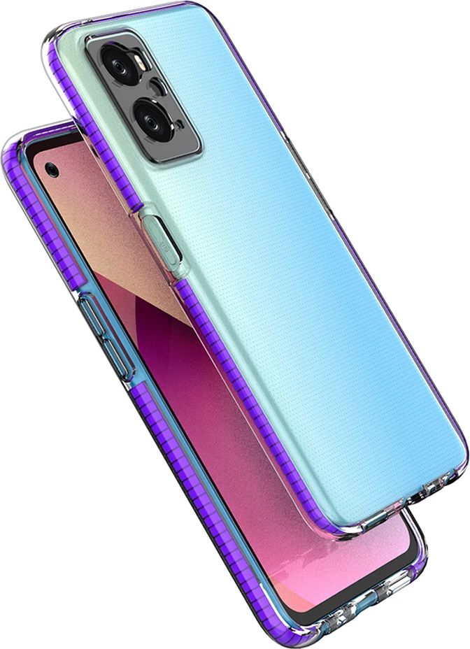 Mbështjellës Hurtel Spring Case për Realme 9i, Oppo A36/A76/A96, rozë e lehtë