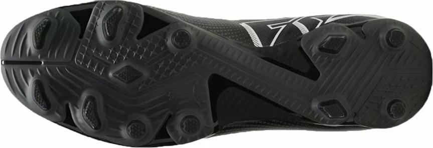 Këpucë futbolli Puma FUTURE 7 Play FG/AG, nr. 44.5, zi me detaje të bardha