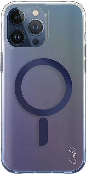 Mbështjellës UNIQ Coehl Dazze për iPhone 15 Pro Max, magnetik, blu