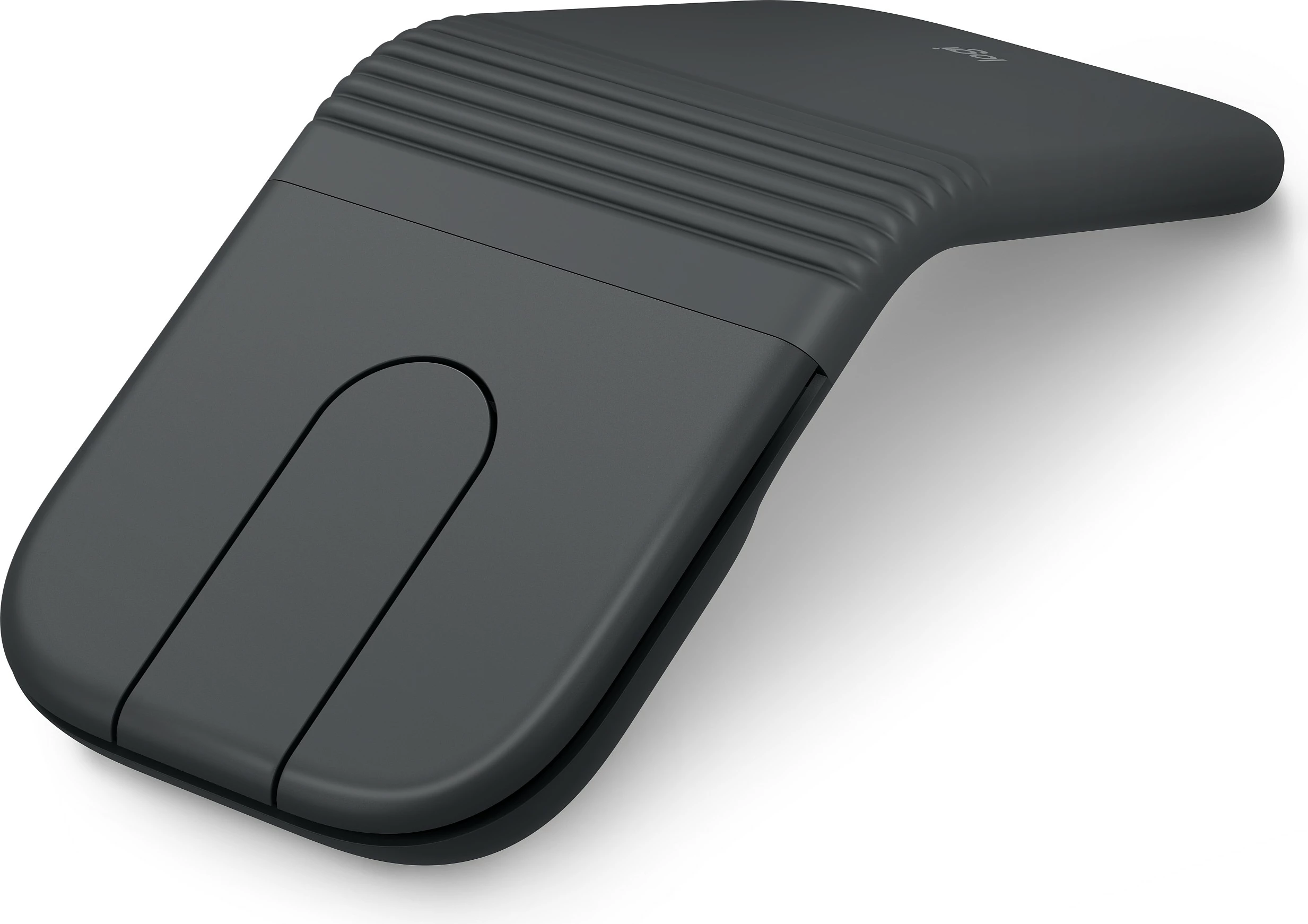 Maus Logitech Mobi Fold, wireless RF + Bluetooth, 4000 DPI, i palosshëm, Grafit