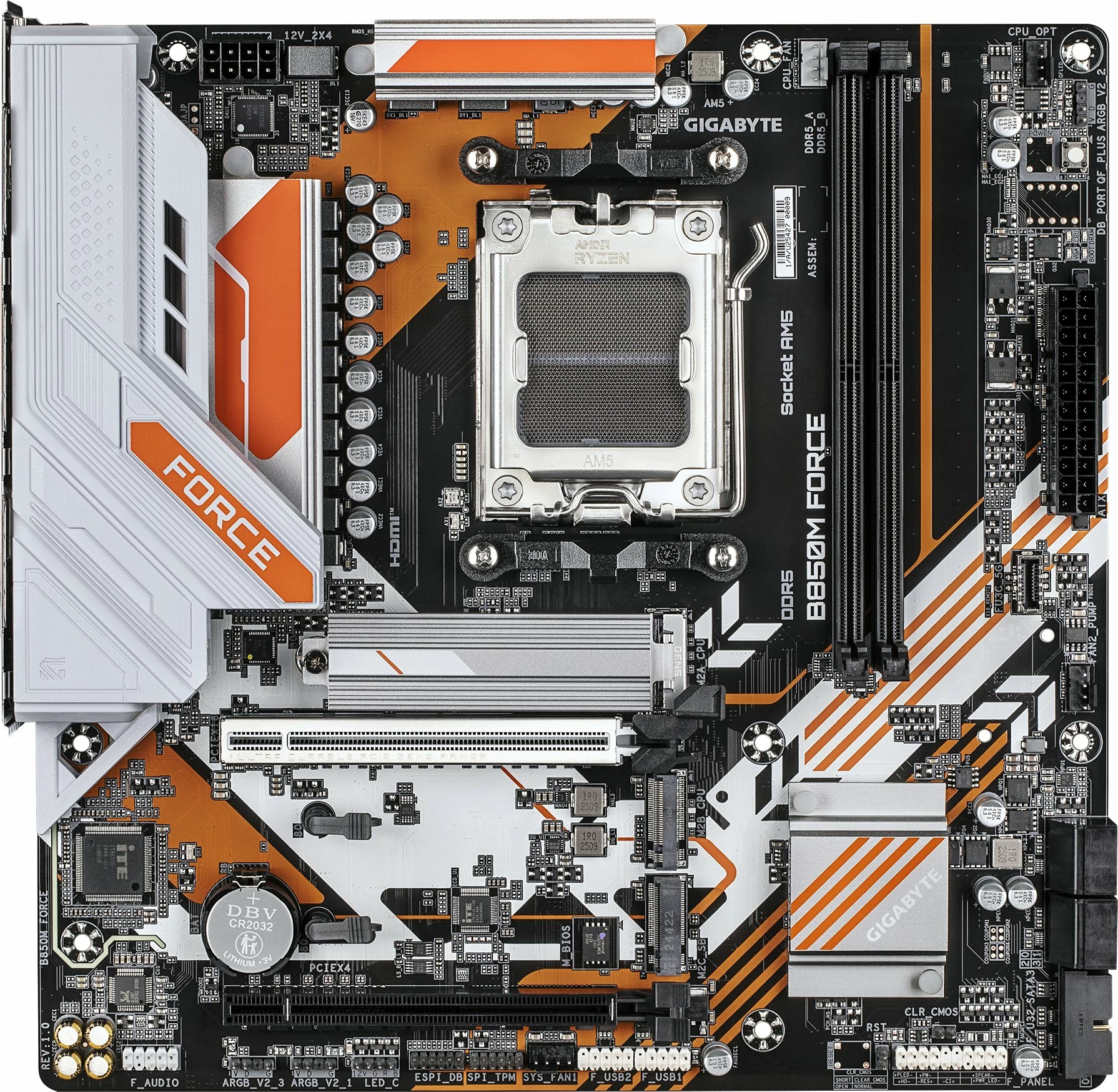 Pllakë amë Gigabyte B850M FORCE, Micro-ATX, AMD B850, DDR5 deri 128GB