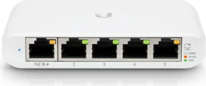 Switch Ubiquiti UniFi Flex Mini, Managed, Gigabit Ethernet, 5 porte, e bardhë