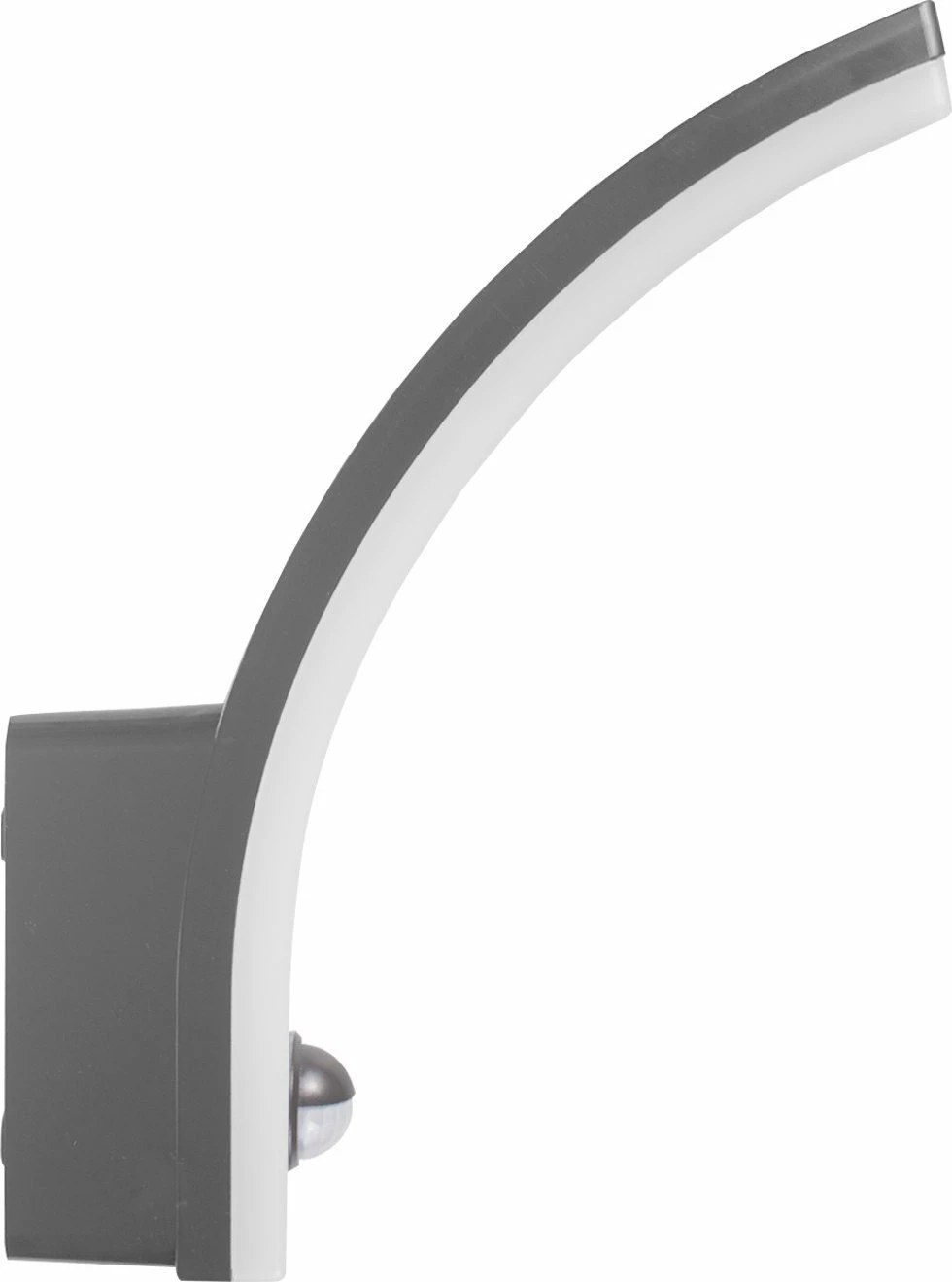 Lampë muri LED me sensor lëvizjeje Maclean MCE512 GR 20W 2000 lm IP65 4000K, gri