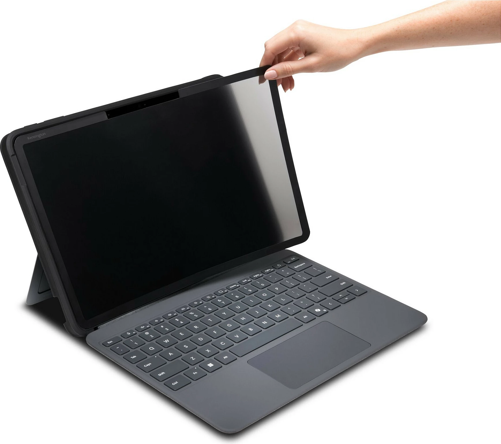 Filter privatësie për ekran Kensington MagPro Elite, magnetik, 12" për Surface Pro, mat, i zi