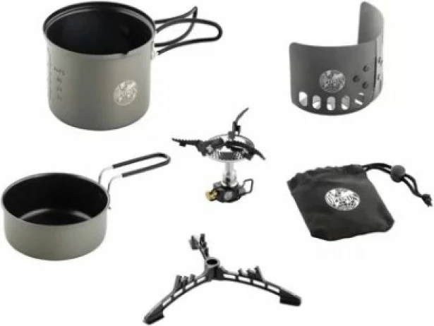 Set gatimi për kamping WD OPTIMUS Elektra Black Edition, i zi