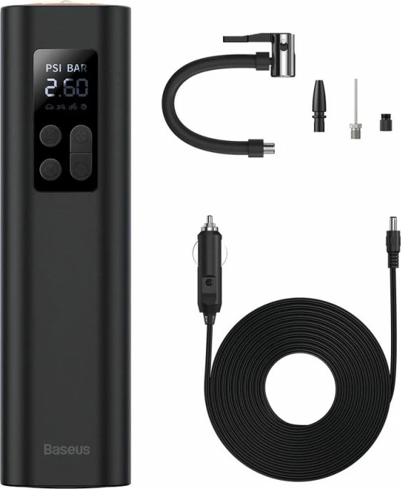 Kompresor mini për goma Baseus CRCQ000001, i zi