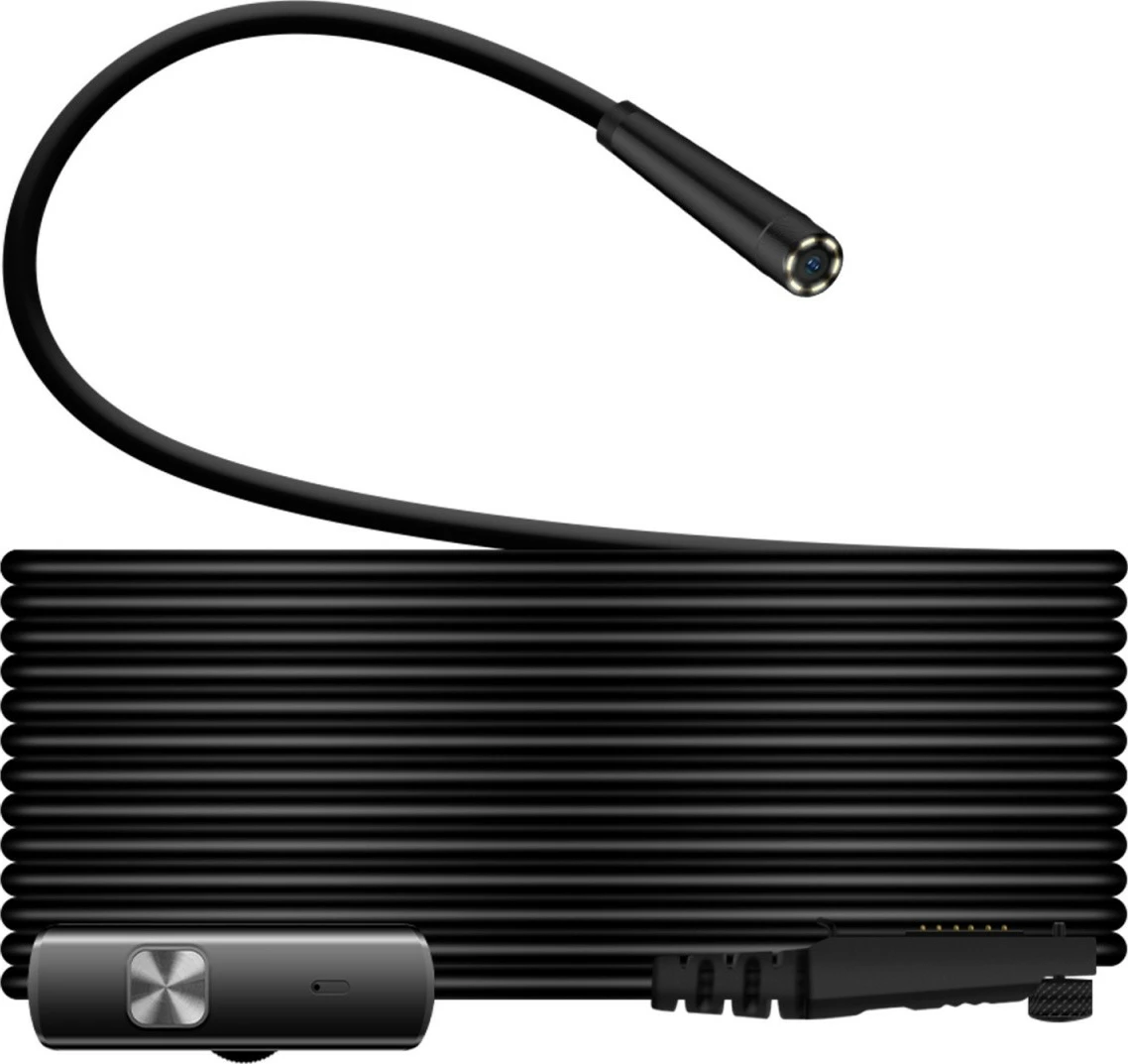 Kamerë endoskopike Ulefone UF-EC me kabllo të përforcuar 2m, IP67, e zezë, me aksesorë