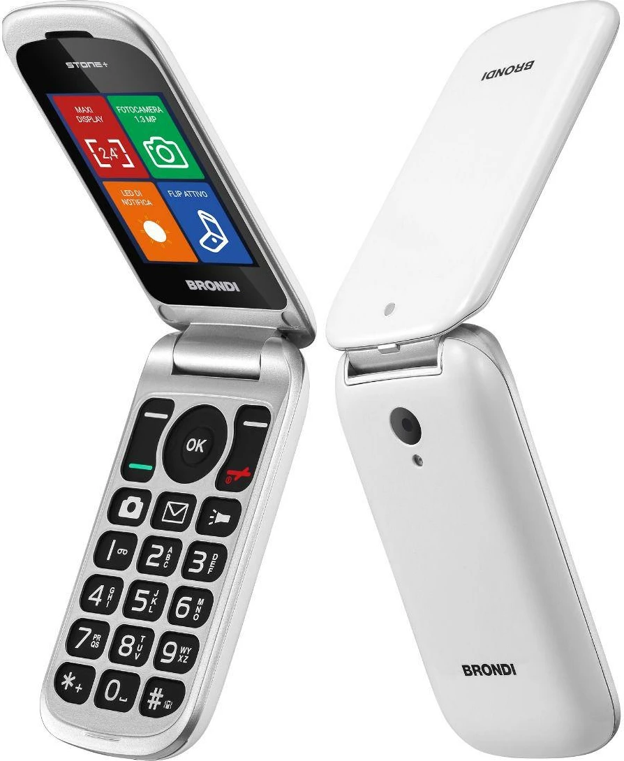 Celular Brondi Stone+ i bardhë