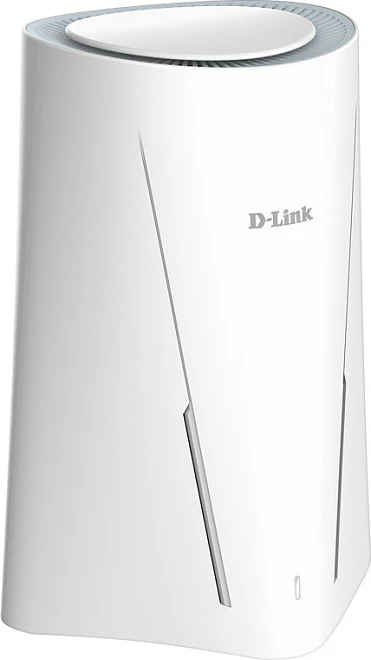 Router D-Link G530 5G NR AX3000 Wi‑Fi 6, dual-band 2.4/5 GHz, SIM slot, Gigabit Ethernet, i bardhë