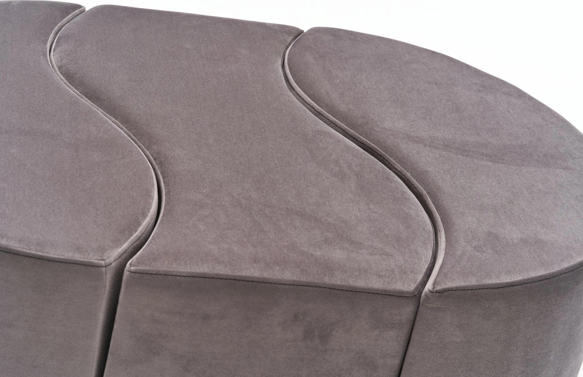 Puf Atelier del Sofa Alya, kadife, ngjyrë mink