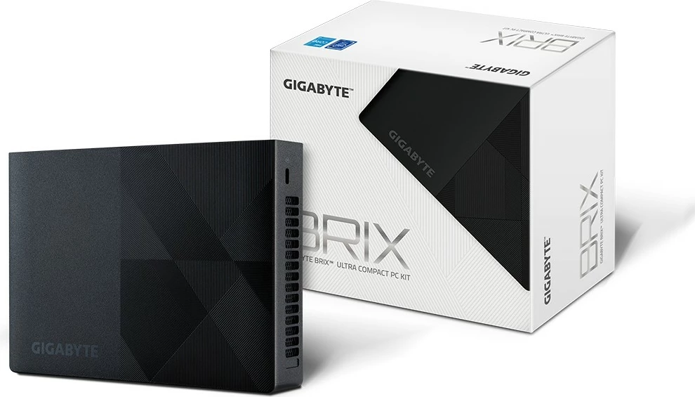 Kasë mini-PC Gigabyte BRIX GB-BNI3-N305, Raptor Lake N, e zezë