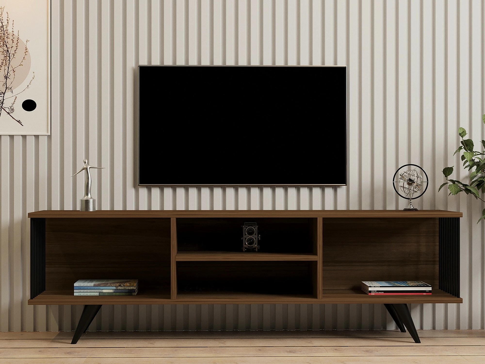 Komodë TV Hanah Home, Josef, ngjyrë arre