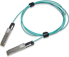 Kabllo optike aktive NVIDIA 200GBase-AOC, QSFP56 në QSFP56, 20 m, turkez