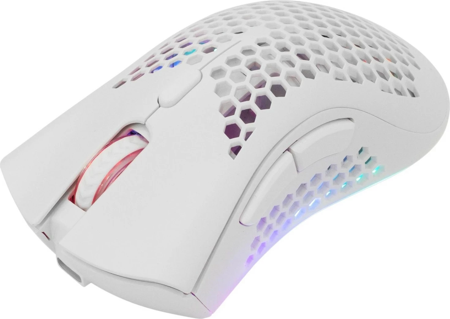 Maus White Shark Lionel WGM-5012, RGB, 10.000 DPI, i bardhë