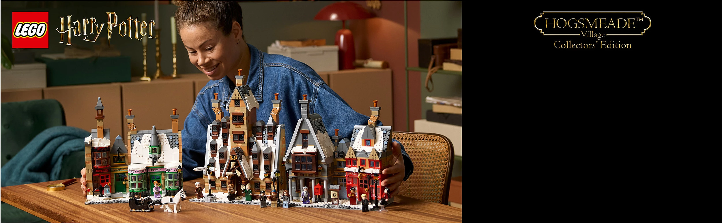 Set ndërtimi LEGO Harry Potter 76457 Hogsmeade Village (Collectors Edition), 3228 copë, 18+, multicolor