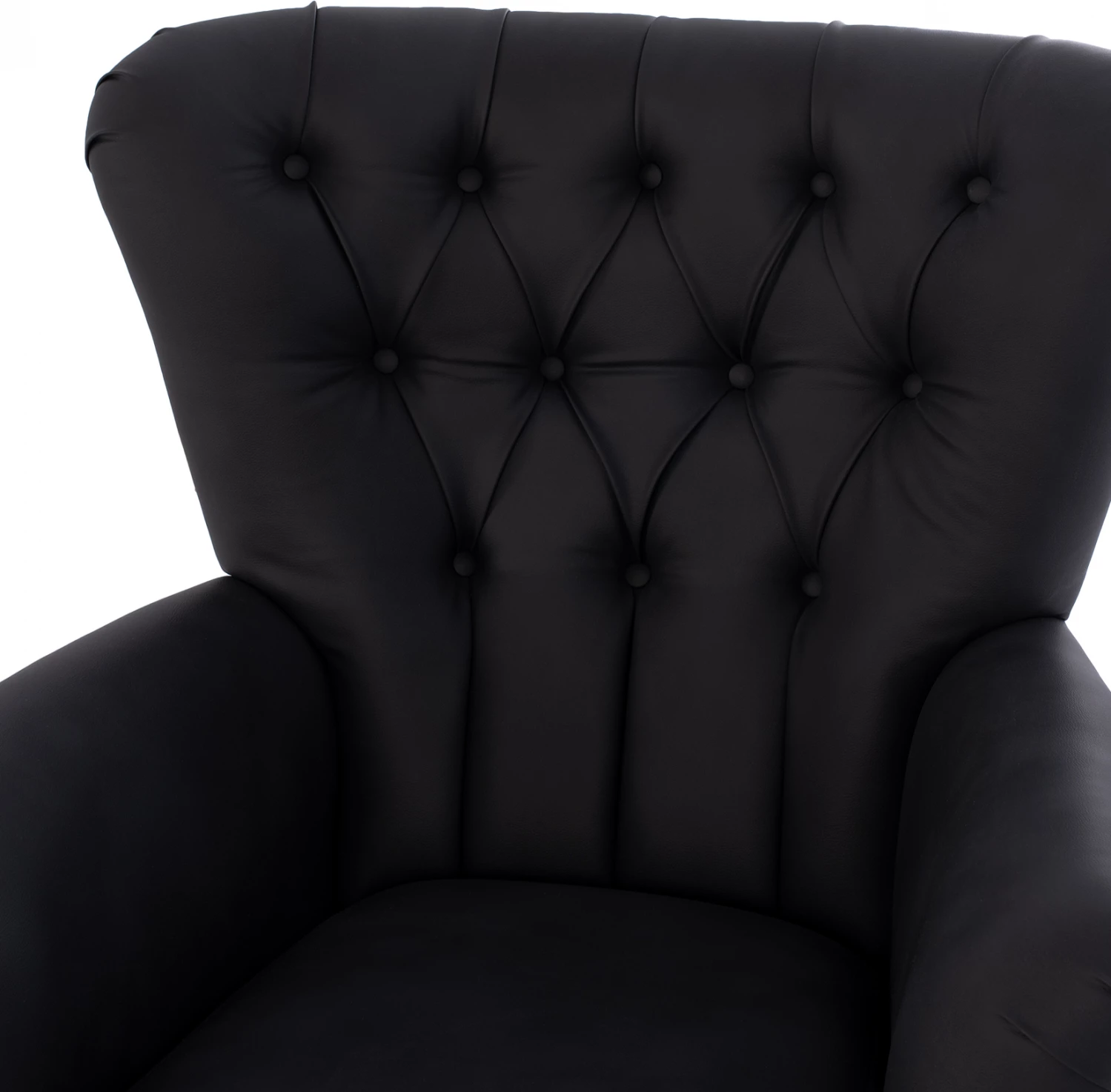 Bergere FH9217.01, ngjyrë zezë, stil Chesterfield, 87x88x100