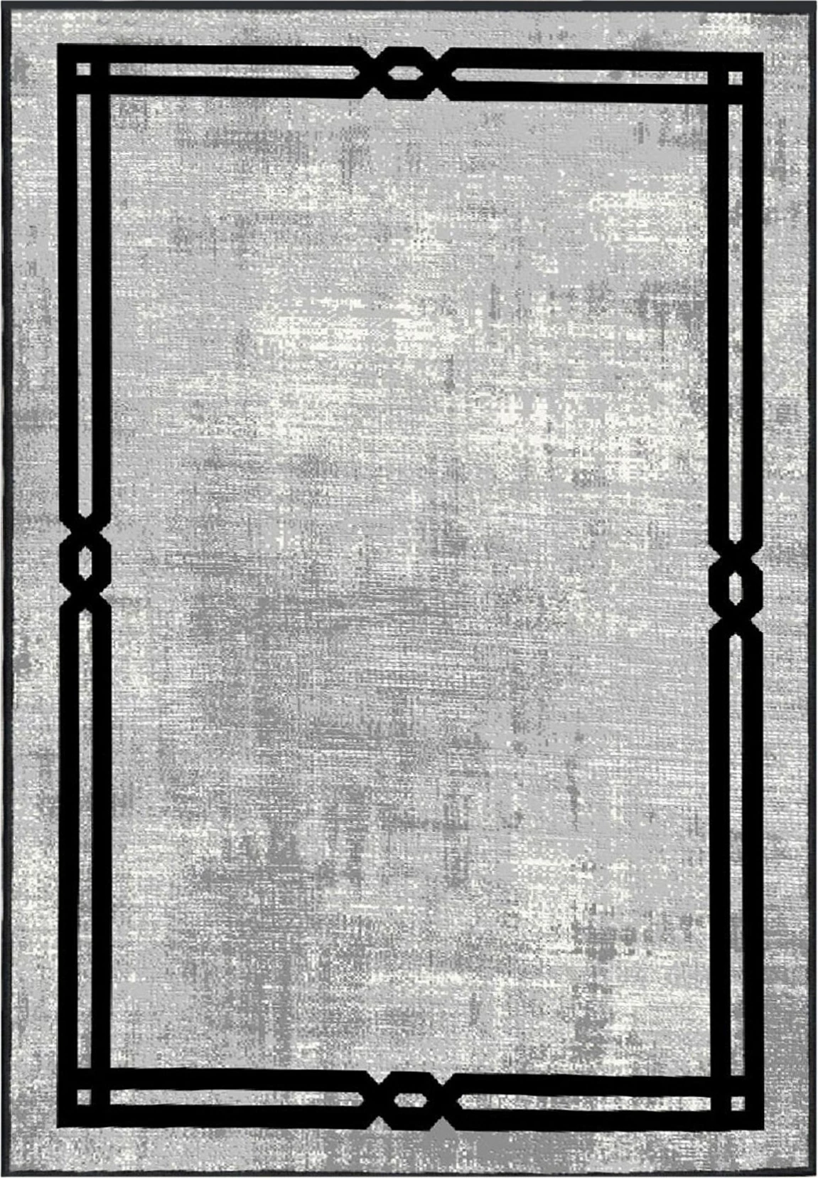Qilim (80 x 150) Conceptum Hypnose, Eexfab800-Klm, ngjyrë gri dhe e zezë