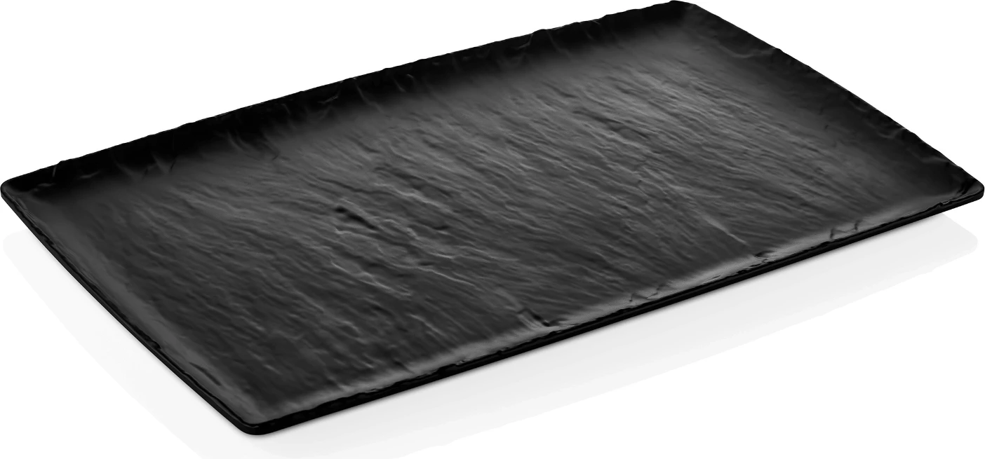 Tabaka servirjeje, Fine Dine Polaris, 265x325 mm GN 1/2, melamine, e zezë