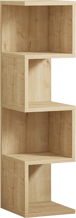 Raft dyshemeje Pratel, ngjyrë lisi, 25x27x95cm