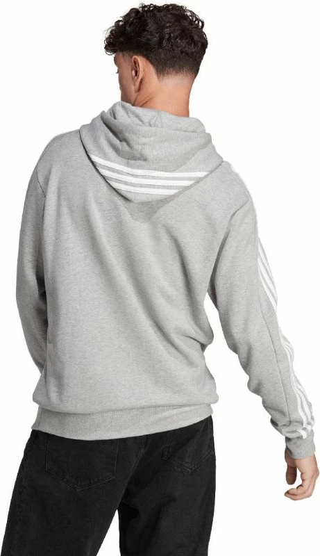 Duks me kapuç adidas për meshkuj, gri [Madhësia: L]