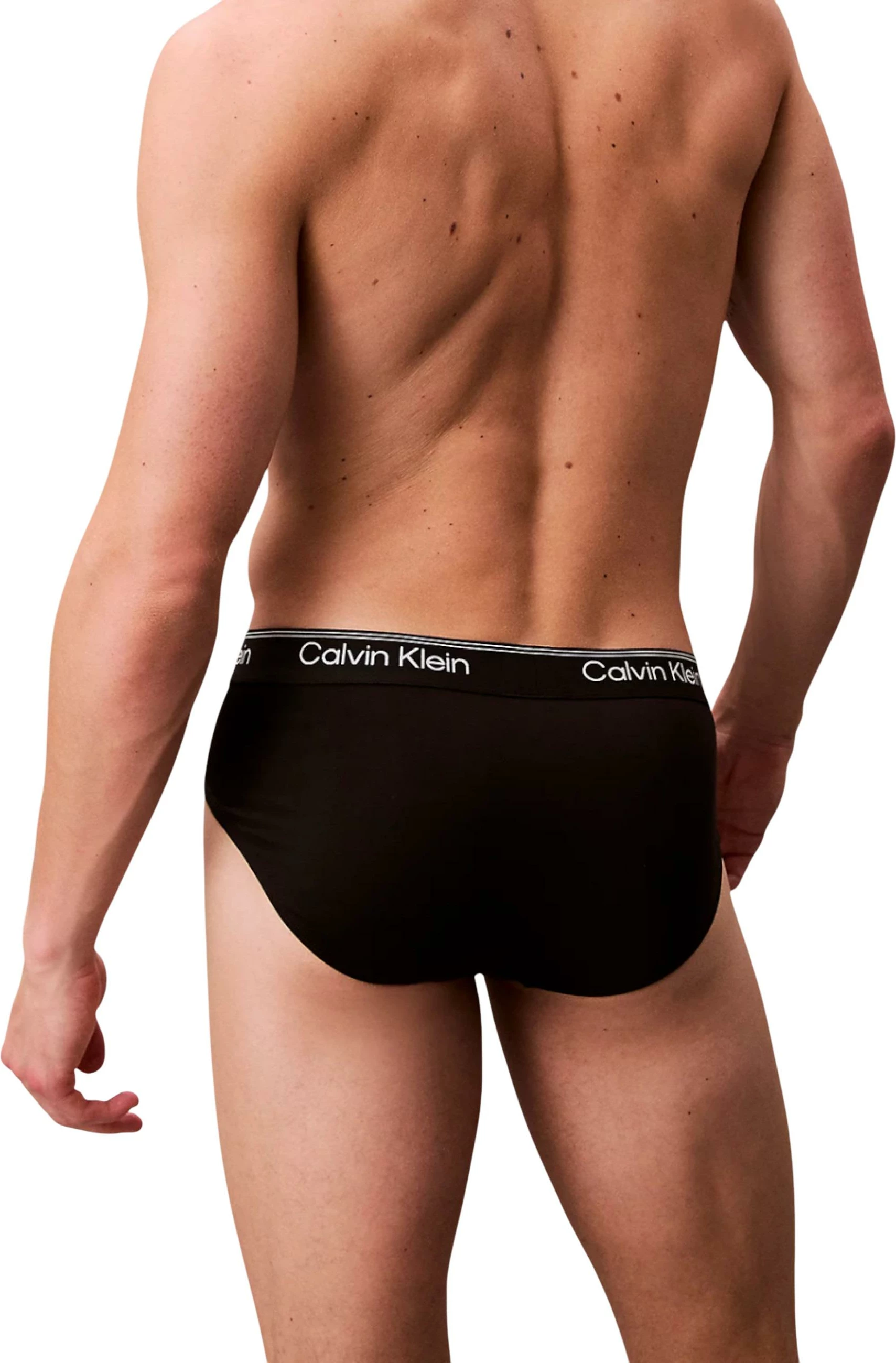 Të brendshme slip për meshkuj Calvin Klein Underwear HIP BRIEF 3PK LV00NB4408, të zeza [Madhësia: S]