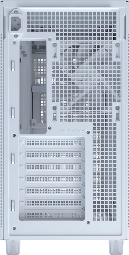 Kasë ASUS Prime AP303 ATX Midi Tower, mbështet GPU deri 360mm dhe radiator 360mm, e bardhë