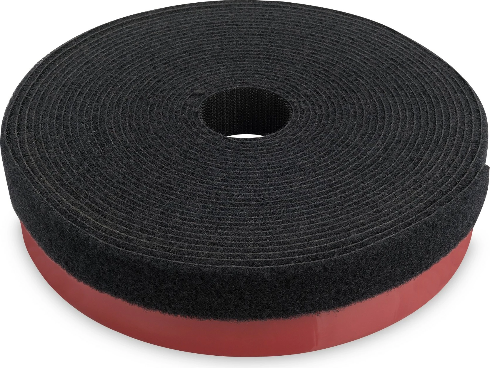 Sistem për menaxhim kabllosh Digitus Klett plizkopf 5.0m, vetëngjitës, zi